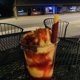 The awesomely sweet, salty, and spicy Mangonada. Try it!