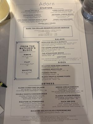 Menu photo 1 Adorn Bar & Restaurant Chicago, IL