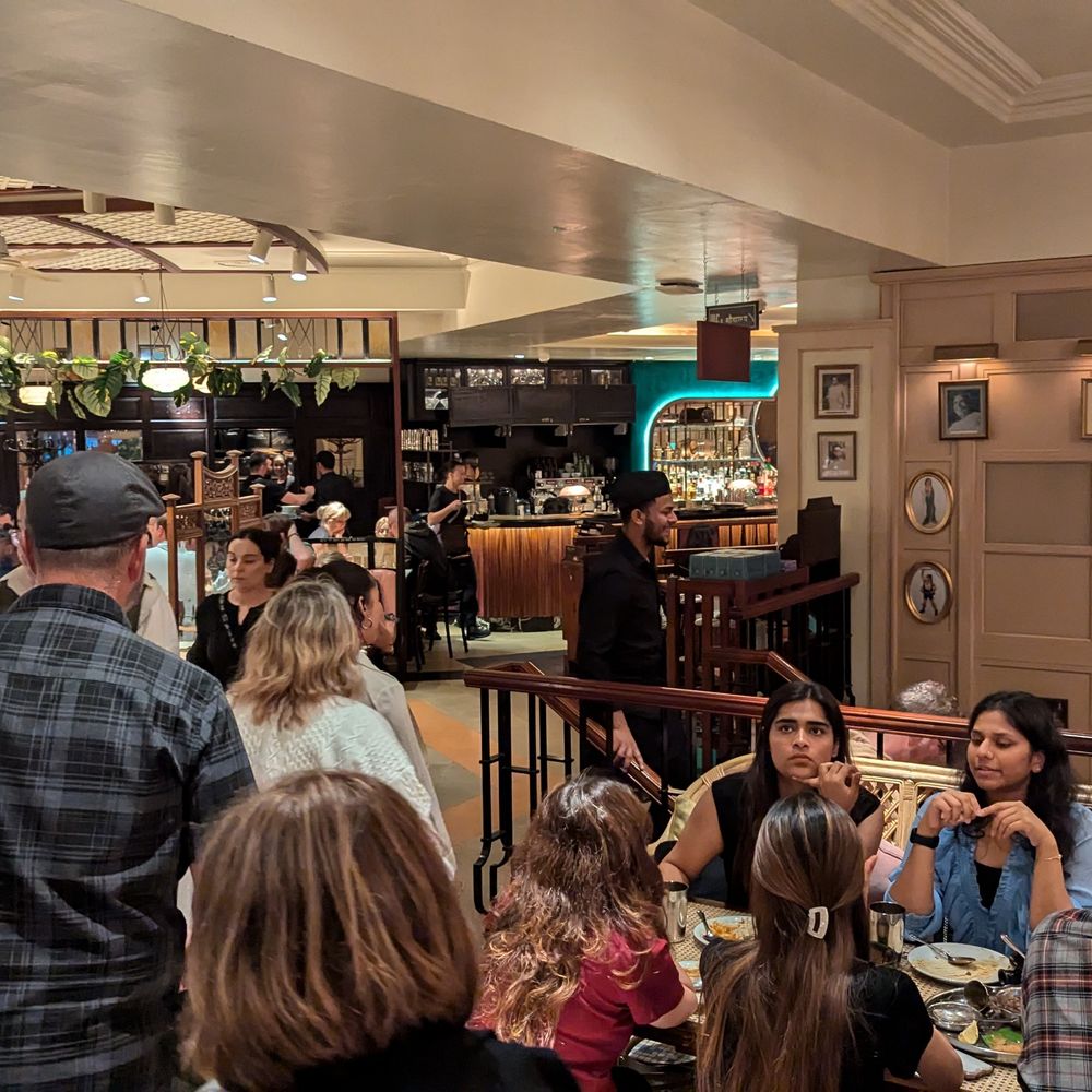Dishoom - Nearing the stairs - Indian Near Me - London, XGL