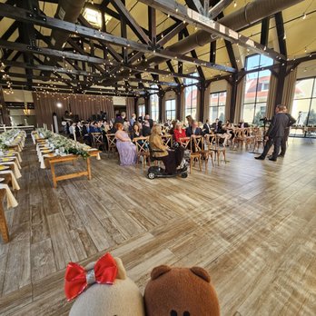 The Barn At Villa Venezia - The dining tables were shifted to the middle, but space was allowed for a dance floor - Venues & Event Spaces Near Me - Middletown, New York The Barn At Villa Venezia - The dining tables were shifted to the middle, but space was allowed for a dance floor - Venues & Event Spaces Near Me - Middletown, New York