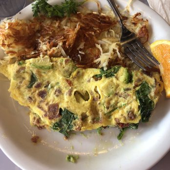 Ed's Place - Avocado, spinach, no cheese omelette - New American Near Me - Glendora, California