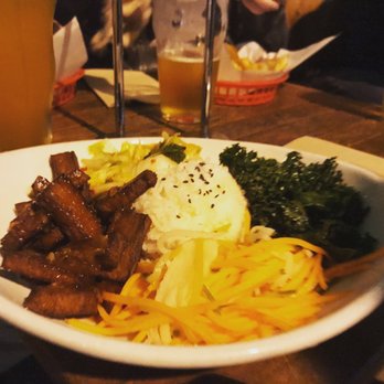Tonys Darts Away - Vegan Korean Bowl - Gastropubs Near Me - Burbank, California