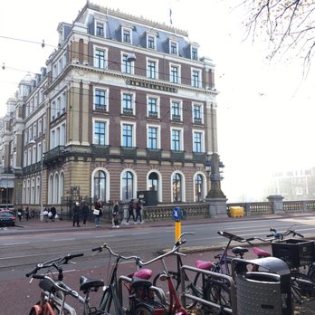 InterContinental Amstel Amsterdam - View of the hotel from the cafe across the street. Our room was on the right corner- second floor (with the drapes open) - Hotels Near Me - Amsterdam, New Hampshire InterContinental Amstel Amsterdam - View of the hotel from the cafe across the street. Our room was on the right corner- second floor (with the drapes open) - Hotels Near Me - Amsterdam, New Hampshire