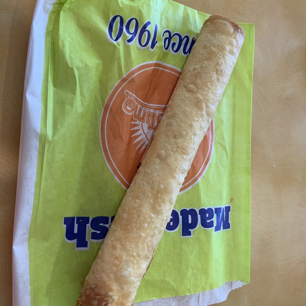 Taco Time - Crisp pinto bean burrito. - Mexican Near Me - Casper, Wyoming Taco Time - Crisp pinto bean burrito. - Mexican Near Me - Casper, Wyoming
