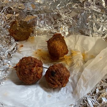 Vinny's Kendall Park Pizza - meatballs on tin foil - Pizza Near Me - Kendall Park, New Jersey Vinny's Kendall Park Pizza - meatballs on tin foil - Pizza Near Me - Kendall Park, New Jersey