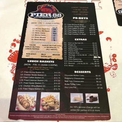 Menu photo 3 Pier 88 Boiling Seafood & Bar Avondale, AZ