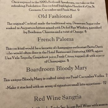 Ivory Grille - Signature cocktail menu - American Near Me - Sedalia, Missouri
