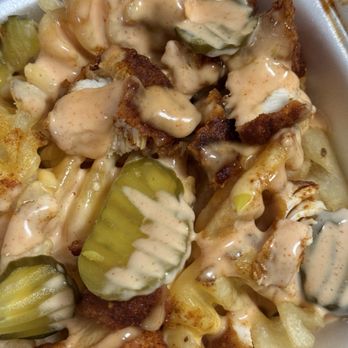 Howdy Hot Chicken - SMALL LOADED CHICKEN FRIES - Chicken Shop Near Me - Missouri City, Texas Howdy Hot Chicken - SMALL LOADED CHICKEN FRIES - Chicken Shop Near Me - Missouri City, Texas