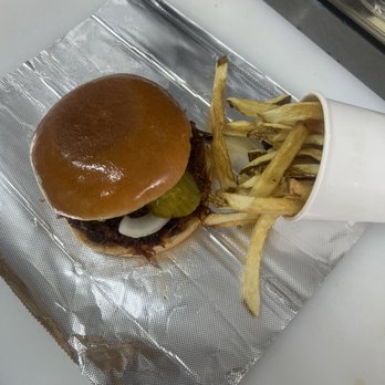 Bay Breeze Catering - Chopped BBQ with home style fresh fries - American Near Me - Rockport, Texas Bay Breeze Catering - Chopped BBQ with home style fresh fries - American Near Me - Rockport, Texas