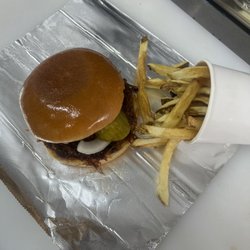 Bay Breeze Catering - Chopped BBQ with home style fresh fries