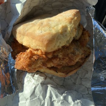 Yellow Light Coffee & Donuts - Chicken & biscuit sandwich, not a fan of this - Coffee & Tea Near Me - Detroit, Michigan