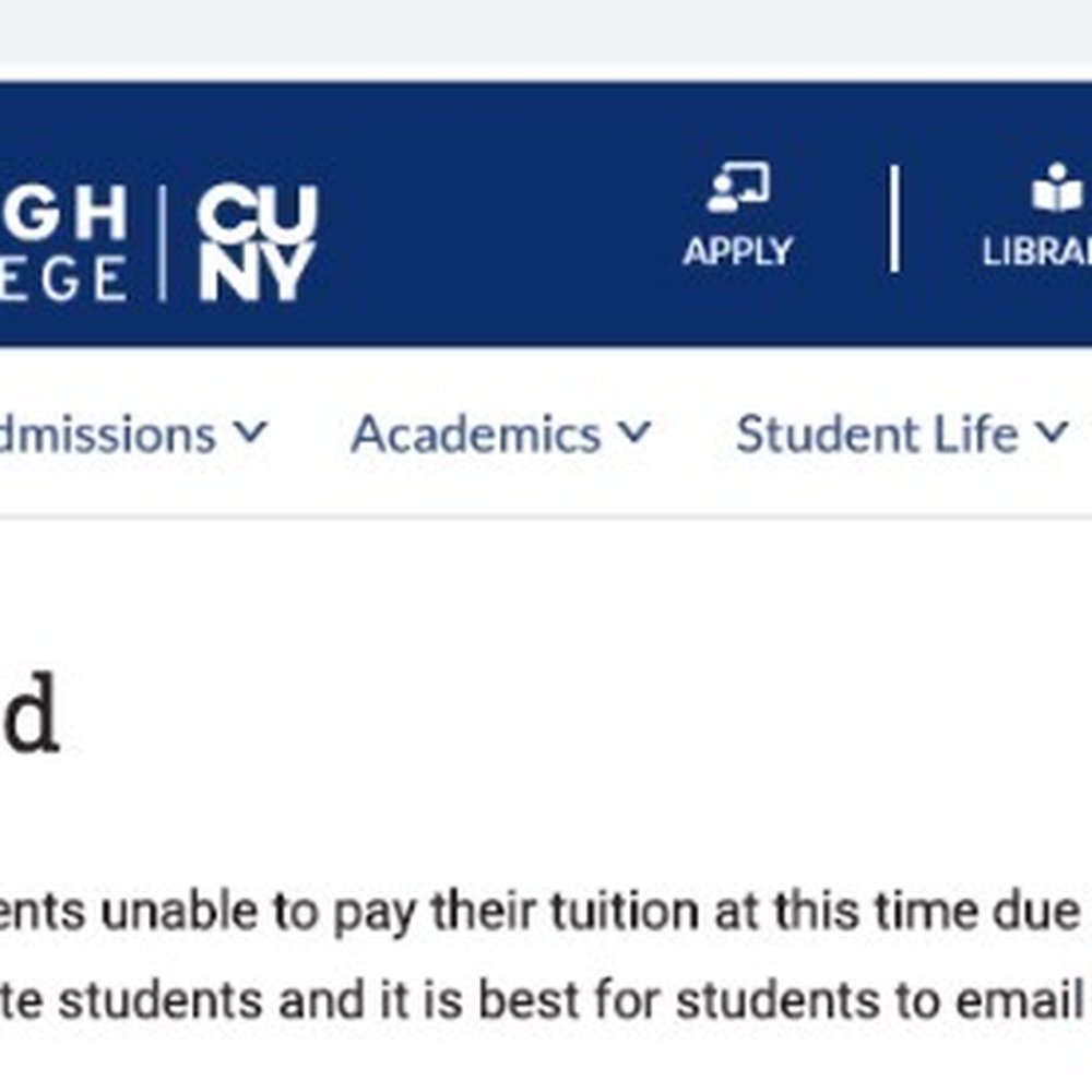 Clearly states there is some sort of eligibility for assistance or guidance. Bursar refused to comply. Clearly states there is some sort of eligibility for assistance or guidance. Bursar refused to comply.