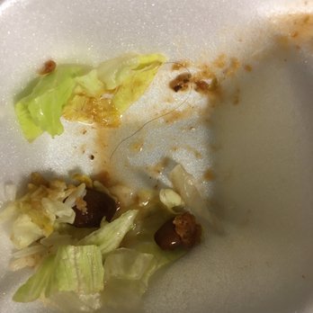 Tex Chick - As I was removing the lettuce (because I don't eat that). I found this under it - Latin American Near Me - Houston, Texas