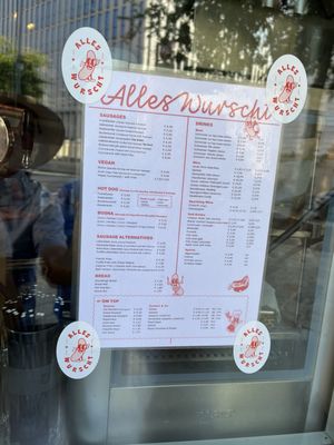 Menu photo 4 alles wurscht Vienna, 9