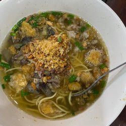 Netong's La Paz Batchoy - Their famous Batchoy that "No Reservations" Anthony Bourdain raved about.