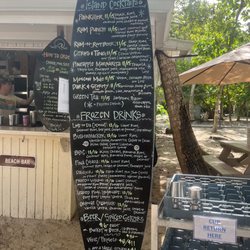 Trunk Bay Snack Shack - Bar Menu