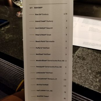 Row 34 - Seaport - New American Near Me - Boston, Massachusetts
