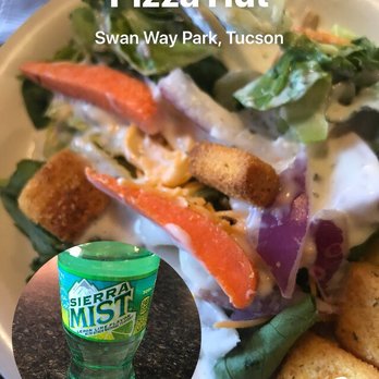 Pizza Hut - a plate of food and a drink - Pizza Near Me - Tucson, Arizona