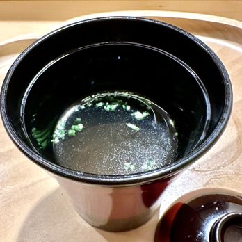 715 Sushi - Suimono. A clear soup made from fishbones w a light ginger flavor. - Sushi Bars Near Me - Los Angeles, California 715 Sushi - Suimono. A clear soup made from fishbones w a light ginger flavor. - Sushi Bars Near Me - Los Angeles, California