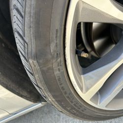 Avis Rent A Car - Badly damaged tires on the car that Avis tried to rent to me