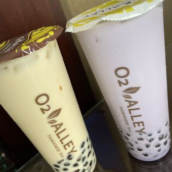 O2 Valley - #M3 Oolong Milk Tea and #M8 Taro Milk Tea - Bubble Tea Near Me - Cupertino, California O2 Valley - #M3 Oolong Milk Tea and #M8 Taro Milk Tea - Bubble Tea Near Me - Cupertino, California