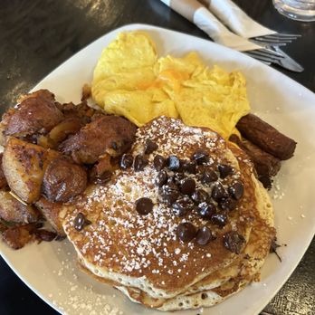 Toast - Breakfast special with Chocolate Chip pancakes - Breakfast & Brunch Near Me - Bay Shore, New York Toast - Breakfast special with Chocolate Chip pancakes - Breakfast & Brunch Near Me - Bay Shore, New York