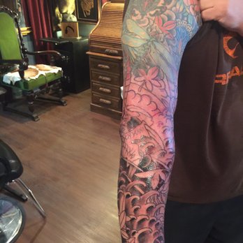 Eastend Tattoos - First Session on sleeve completion - Tattoo Near Me - Austin, Texas