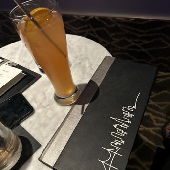 Cityscape - The menu and a signature drink from the bar called tender hearts . - Cocktail Bars Near Me - San Francisco, California Cityscape - The menu and a signature drink from the bar called tender hearts . - Cocktail Bars Near Me - San Francisco, California