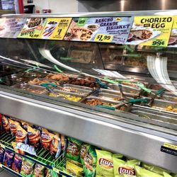 Laredo Taco Company - The taco bar steam table