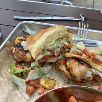 Moran’s Bar and Grille - Hawaiian chicken sandwich. Messy!! - American Near Me - Columbus, Ohio Moran’s Bar and Grille - Hawaiian chicken sandwich. Messy!! - American Near Me - Columbus, Ohio