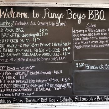 Pungo Boys BBQ - This is the menu board inside the restaurant. Photo taken February 4, 2021. - New American Near Me - Virginia Beach, Virginia Pungo Boys BBQ - This is the menu board inside the restaurant. Photo taken February 4, 2021. - New American Near Me - Virginia Beach, Virginia