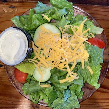 The Island Hideaway - house salad w in house ranch - Seafood Near Me - Solomons, Maryland
