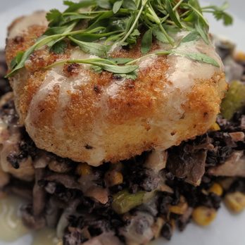 Sbicca Del Mar - Macadamia nut crusted halibut! Can you believe it tastes even better than it looks? - Wine Bars Near Me - Del Mar, California Sbicca Del Mar - Macadamia nut crusted halibut! Can you believe it tastes even better than it looks? - Wine Bars Near Me - Del Mar, California