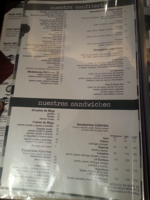 Menu photo 1 La Quintana Buenos Aires, C