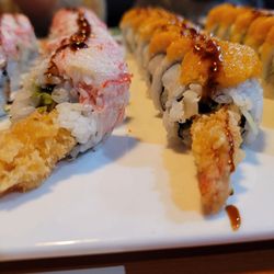 You Sushi & Hibachi - Snowy white and crunch roll.