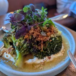 Portage - Broccoli with ricotta and chili crisp