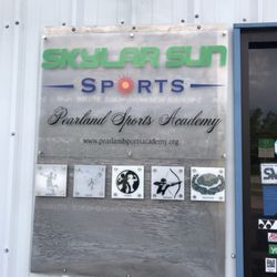 Pearland Sports Academy - Front door sign