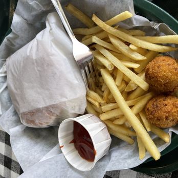 Flying Fish - Bacon Cheeseburger and Fries - Seafood Near Me - Dallas, Texas