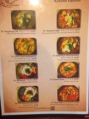 Menu photo 5 Seoul Garden Nashville, TN