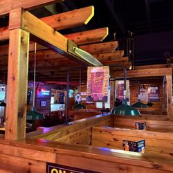 Texas Roadhouse - Empty restaurant but they would only seat us directly looking into the men's bathroom