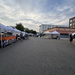 Indian Creek Plaza - Vendors and nice open space under a beautiful sky.