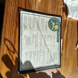 Menu front