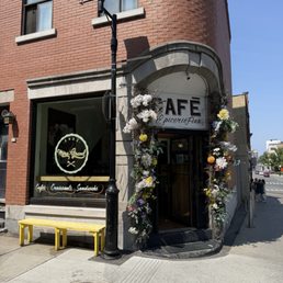 Exterior outside entrance of Chez Mère-Grand - Storefront - Montreal, Quebec Exterior outside entrance of Chez Mère-Grand - Storefront - Montreal, Quebec