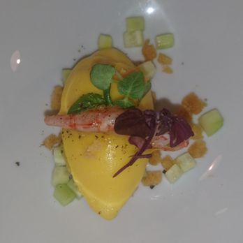 Osteria Brunello - Mango sorbet and prawn - Tuscan Near Me - Milan, Michigan Osteria Brunello - Mango sorbet and prawn - Tuscan Near Me - Milan, Michigan