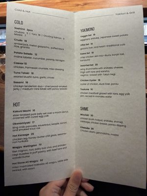Menu photo 2 TBD San Francisco, CA