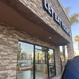 Exterior outside entrance of Let Eat Yogurt - Buena Park, California Exterior outside entrance of Let Eat Yogurt - Buena Park, California