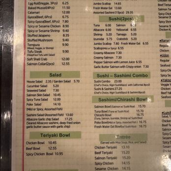 Honey Sushi - Menu - Sushi Bars Near Me - Fountain Valley, California Honey Sushi - Menu - Sushi Bars Near Me - Fountain Valley, California