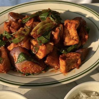Plue - Tofu Spicy Miso Eggplant - Thai Near Me - New York, New York Plue - Tofu Spicy Miso Eggplant - Thai Near Me - New York, New York