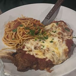Veal chop Veal Parmigiana Veal chop Veal Parmigiana