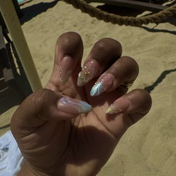 Zen Nail Bar - 3D SEA MERMAID INSPO GEL X DESIGN - Nail Salons Near Me - Riverside, California